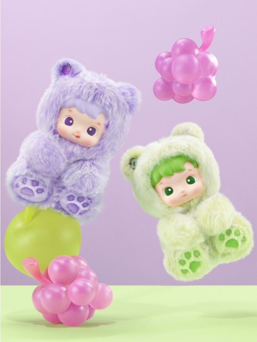 HACIPUPU Gummy Bear plush pendant BUNDLE OF TWO!